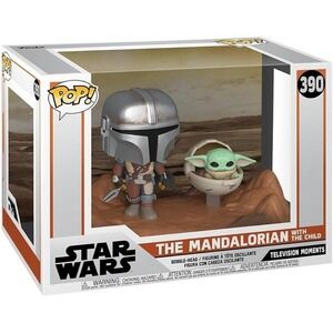 Funko Pop The Mandalorian with The Child NEW NIB Star Wars #390 Mando Grogu
